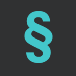 Icon für Rechtssicherheit - Das Symbol Paragraf